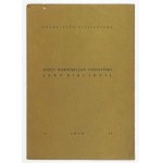 1827-1927. Warschau, 1928. die Gesellschaft der Freunde des Ossolineums. Tow. Bibljofilów Polskich. 4, p. [4], fol. 1. opr....