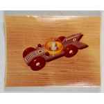 [TOYS, project photos]. A set of 10 color photographs depicting the designs of wooden children's toys Z...