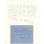 [PIŁSUDSKA Wanda]. Odręczny list Wandy Piłsudskiej do matki Aleksandry w Londynie,...
