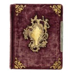 [ALBUM for photographs]. A turn-of-the-century/early 20th century photo album with Art Nouveau hardware.