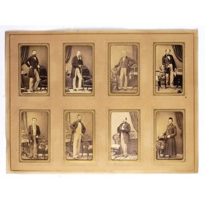 [BRODY - members of the trading and banking house Hausner &amp; Violland - posed photographs]. [VI-VII 1861]....