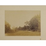 [GOŁUCHÓW - Czartoryski castle - situational and view photographs]. [early 20th century]. Album zaw....