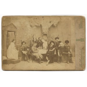 [PHOTOGRAPHY posed - from Gabriela Zapolska's play Jan Kochanowski]. [early 20th century]. Photograph form. 10,...