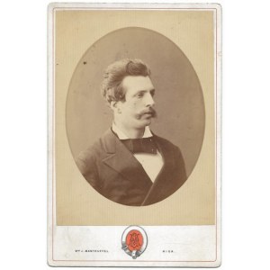 [GÓRSKI Wacław - Porträtfoto]. [nicht vor 1869, nicht nach 1877]. Form der Photographie. 13,3x9,...