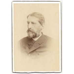 [HAHN Feliks - fotografia portretowa z dedykacją dla syna Wiktora]. [nie przed 1890, nie po 1897]. Fotografia form....