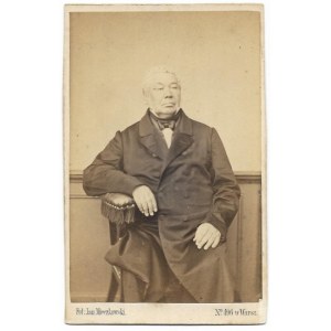 [SZCZAWIŃSKI Władysław - fotografia portretowa]. [nie przed 1861, nie po 1889]. Fotografia form. 9x5,...