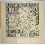[POĽSKO]. Poľsko za vlády kráľa Štefana Bátoriho. Formulár mapy. 25,5x24,8 cm.