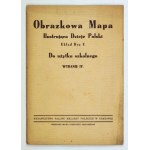 Obrazová historická mapa Polska vydaná pravděpodobně v roce 1939.