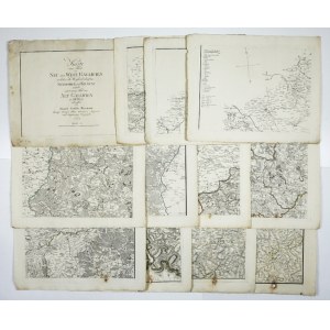 Mapa Galicji wydana w 1797 Berlinie w w 12 sekcjach przez S. Schroppa w oprac. D. G....