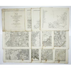 Mapa Haliče vydaná v roce 1797 v Berlíně ve 12 řezech S. Schroppem v komp. D. G....