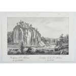 [GRODZISKO]. Ermitage von S-tey Salomé auf Grodzisko. Ermitage de la S-te Salomé à Grodzisko. Lithographie-Formular. 11,...