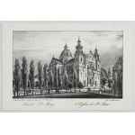 [KRAKÓW]. Kosciół S-tey Anny. L&#39;Eglise de S-te Anne. Litografia form. 11,4x18,3 na ark. 14,...