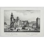 [KRAKOW]. Cathedral Church at the Castle. Eglise Cathedrale au cháteau. Lithograph form. 11.2x18.2 on ark. 14,...