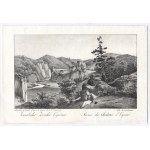 [DADS]. The ruins of the Oycow Castle. Ruines du Chateau d'Oycow. Lithograph form. 11x18,2 on ark. 14,...