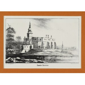 [SIEWIERZ]. Schloss Siewierz. Lithographie. 9,7x16 cm.