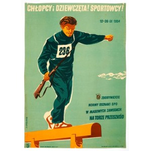 CHERKA Jerzy - Chlapci a dievčatá športovci! Získajte normy na odznak SOP v súťažiach na hromadných prekážkových dráhach. 195...