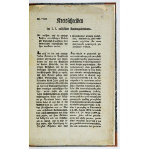 KREISSCHREIBEN des k. k. galiziischen Landesguberniums. And unacquired serf land, is recognized as the property of the utility d...