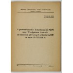 GOMUŁKA Władysław - Z przemówienia I Sekretarza KC PZPR tow. ... na naradzie I sekretarzy KW PZPR w dniu 23. XI....