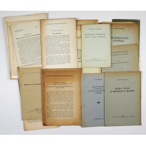 KUTRZEBA Stanisław - [Zbierka 44 drobných textov (dodatkov, výpiskov, brožúr) S....
