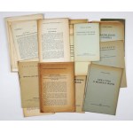 KUTRZEBA Stanisław - [Sammlung von 44 kleinen Texten (Beilagen, Auszüge, Flugblätter) S....