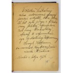 PRZYBYLSKI Zygmunt - From the development of the Polish theater. Antonina Hoffmann. Cracow 1898, G. Gebethner and Company. 8, s. [4],...