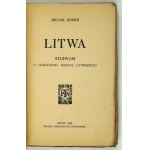 RÖMER Michal - Litva. Studyum o odrodzeniu narodu litewskiego. Lvov 1908, Polská cirkulární společnost. 8, s. [8],...