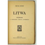 RÖMER Michal - Lithuania. Studyum on the rebirth of the Lithuanian nation. Lvov 1908, Polskie Towarzystwo Nakładowe. 8, s. [8],...