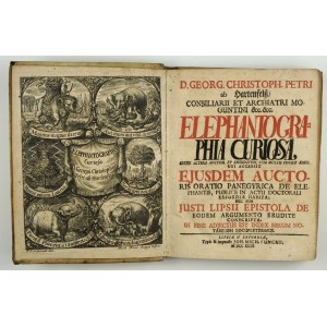 Drugie wydanie (pierwsze ukazało się w 1715) pionierskiej monografii poświęconej słoniom i ich znaczeniu w życiu człowie...