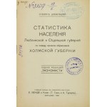 DZEVULSKIJ Stefan - Statistika naselenija Ljublinskoj i Sedleckoj gubernij po povodu proekta obrazovanija Cholmskoj gube...