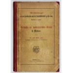 FINK Erich - Geschichte der landesherrlichen Besuche in Breslau. Breslau 1897. E. Morgenstern. 8, s. [6], 236....