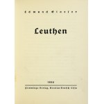 GLAESER Edmund - Leuthen [= Lutynia]. Breslau-Deutsch Lissa [= Leuthen] 1935. flemmings Verlag. 8, s. 200,...