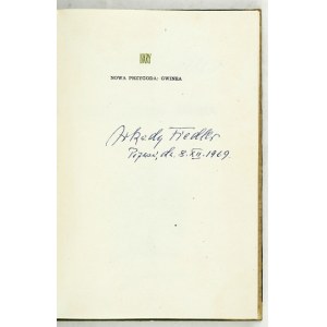 FIEDLER A. - Ein neues Abenteuer: Guinea. 1969. Signatur des Autors.  