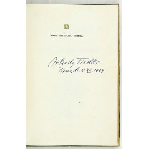 FIEDLER A. - A new adventure: Guinea. 1969. author's signature.  