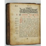 Kniha pre starousadlíkov. Sija S[va]taja Kniga ALFA i OMEGA. Vilnius 1786.