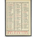 [GROUP of Petroleum Societies Małopolska]. [Kalender für das Jahr 1939]. Lviv. Propagandaabteilung der Gruppe der Erdölgesellschaften....