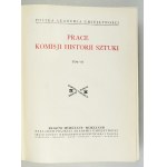 PRACE Komisji Historji Sztuki. T. 1-9. 1917-1948.