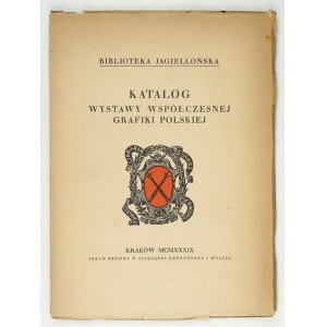 Katalog wystawy współczesnej grafiki polskiej. 1939.