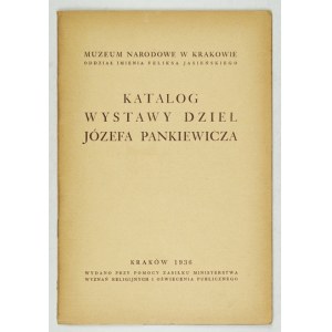 MNK.  Katalog wystawy dzieł Józefa Pankiewicza. 1936.