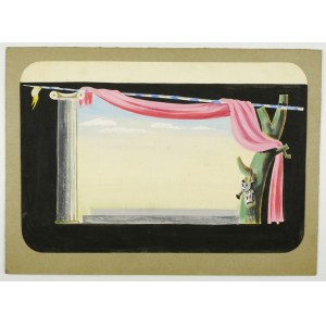 BRZESKI Janusz Maria (1907-1957) - Projekt scenograficzny.
