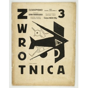 ZWROTNICA, nr 3: XI 1922. T. Peiper, A. Stren, B. Jasieński, W. Strzemiński.
