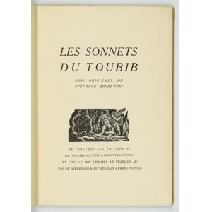 Les SONNETS du Toubib. 1946. Drzeworyty S. Mrożewskiego.