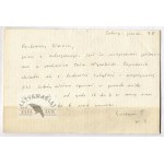 Szymborska W. - Handwritten die-cut from X 1998.