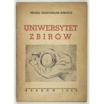 M. BORWICZ - Uniwersytet zbirów. 1946. Dedykacja autora.