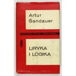 A. SANDAUER - Liryka i logika.1971. Dedykacja autora.