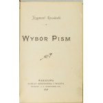 Bibliot. Miniaturowa. KRASIŃSKI Z. - Wybór pism. 1898.