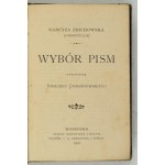 Bibliot. Miniaturowa. ŻMICHOWSKA N. - Wybór pism. 1901.