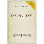 MIŁOSZ C. – Dolina Issy. 1980. Podpis autora.