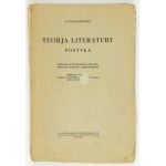 TOMASZEWSKI B. - Poetyka. 1935. Egz. Kazimierza Wyki.