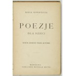 KONOPNICKA M. – Poezje dla dzieci. 1911.