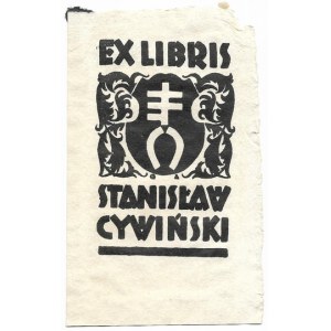 [CYWIŃSKI Stanisław]. Ex libris Stanisław Cywiński.